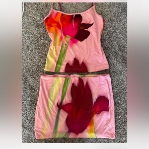 White Fox Boutique Floral Set